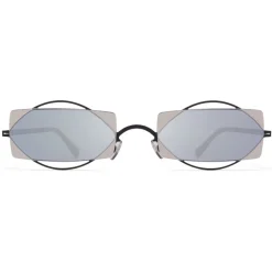 Mykita - Charlotte - & Damir Doma - Black Silver - Metal Collection - Sunglasses - Eyewear - Avvenice^ Sunglasses & Eyewear
