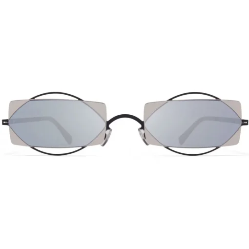 Mykita - Charlotte - & Damir Doma - Black Silver - Metal Collection - Sunglasses - Eyewear - Avvenice^ Sunglasses & Eyewear