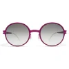 Mykita - Flamingo - First - Lilac Black - Metal Collection - Sunglasses - Eyewear - Avvenice^ Sunglasses & Eyewear