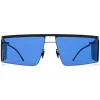 Mykita - HL001 - & Helmut Lang - Black Dark Grey Blue - Metal Collection - Sunglasses - Eyewear - Avvenice