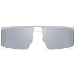 Mykita - HL001 - & Helmut Lang - Silver Grey - Metal Collection - Sunglasses - Eyewear - Avvenice^ Sunglasses & Eyewear