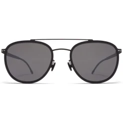 Mykita - Hops - Mylon - Black - Metal Collection - Sunglasses - Eyewear - Avvenice