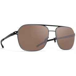 Mykita - Ian - NO1 - Black Brown - Metal Collection - Sunglasses - Eyewear - Avvenice