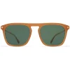 Mykita - Kallio - Lite - Dark Brown Gold Green - Acetate Collection - Sunglasses - Eyewear - Avvenice^ Sunglasses & Eyewear