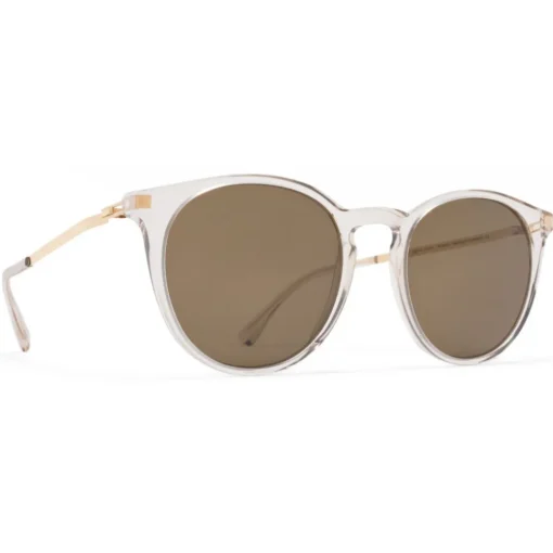 Mykita - Keelut - Lite - Champagne Gold Brown - Acetate Collection - Sunglasses - Eyewear - Avvenice^ Sunglasses & Eyewear
