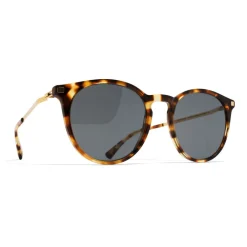 Mykita - Keelut - Lite - Cocoa Gold Dark Blue - Acetate Collection - Sunglasses - Eyewear - Avvenice