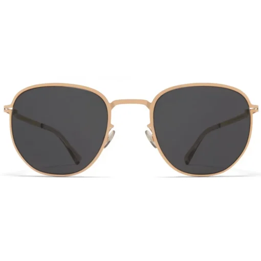 Mykita - Lennard - Lite - Champagne Gold Dark Grey - Metal Collection - Sunglasses - Eyewear - Avvenice^ Sunglasses & Eyewear