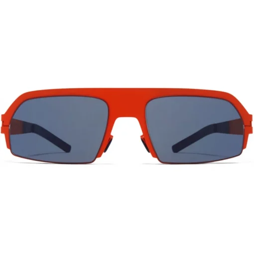 Mykita - Lost - & Bernhard Willhelm - Tangerine Dark Blue - Metal Collection - Sunglasses - Eyewear - Avvenice^ Sunglasses & Eyewear