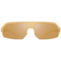 Mykita - Lost - & Bernhard Willhelm - Gold White - Metal Collection - Sunglasses - Eyewear - Avvenice