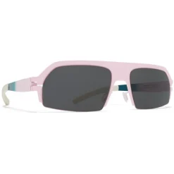Mykita - Lost - & Bernhard Willhelm - Pink Emerald Dark Grey - Metal Collection - Sunglasses - Eyewear - Avvenice^ Sunglasses & Eyewear