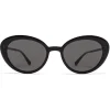 Mykita - Luava - Lite - Black Dark Grey - Acetate Collection - Sunglasses - Eyewear - Avvenice^ Sunglasses & Eyewear