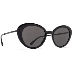 Mykita - Luava - Lite - Black Dark Grey - Acetate Collection - Sunglasses - Eyewear - Avvenice^ Sunglasses & Eyewear