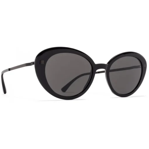 Mykita - Luava - Lite - Black Dark Grey - Acetate Collection - Sunglasses - Eyewear - Avvenice^ Sunglasses & Eyewear