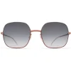 Mykita - Magda - Decades - Shiny Copper Grey - Metal Collection - Sunglasses - Eyewear - Avvenice^ Sunglasses & Eyewear