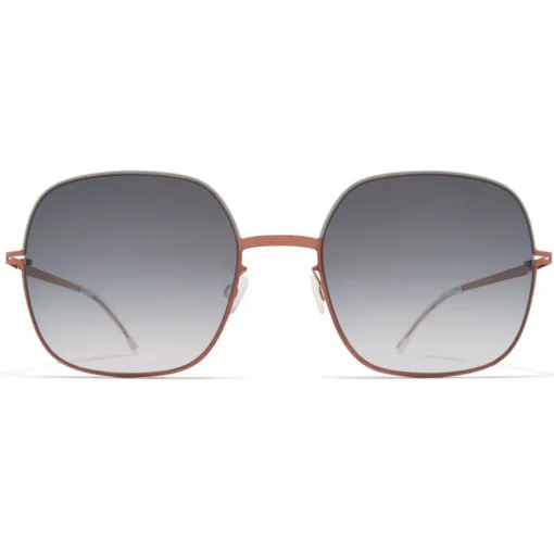 Mykita - Magda - Decades - Shiny Copper Grey - Metal Collection - Sunglasses - Eyewear - Avvenice^ Sunglasses & Eyewear