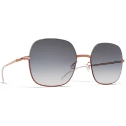 Mykita - Magda - Decades - Shiny Copper Grey - Metal Collection - Sunglasses - Eyewear - Avvenice^ Sunglasses & Eyewear