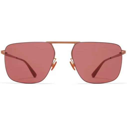 Mykita - Masao - Lessrim - Shiny Copper Purple - Metal Collection - Sunglasses - Eyewear - Avvenice