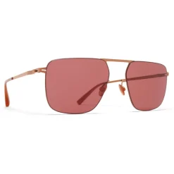 Mykita - Masao - Lessrim - Shiny Copper Purple - Metal Collection - Sunglasses - Eyewear - Avvenice