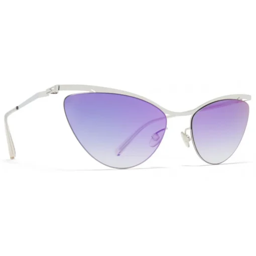 Mykita - Mizuho - Lessrim - Shiny Silver Pink Gradient - Metal Collection - Sunglasses - Eyewear - Avvenice^ Sunglasses & Eyewear