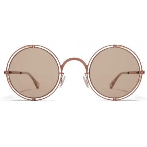 Mykita - MMCRAFT001 - & Maison Margiela - Copper Light Brown - Metal Collection - Sunglasses - Eyewear - Avvenice