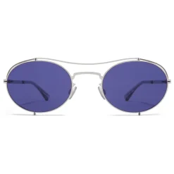 Mykita - MMCRAFT002 - & Maison Margiela - Silver Graphite Indigo - Metal Collection - Sunglasses - Eyewear - Avvenice^ Sunglasses & Eyewear