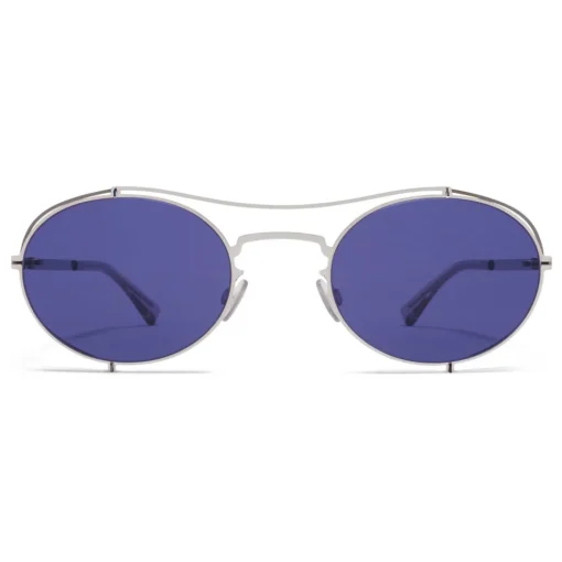 Mykita - MMCRAFT002 - & Maison Margiela - Silver Graphite Indigo - Metal Collection - Sunglasses - Eyewear - Avvenice^ Sunglasses & Eyewear