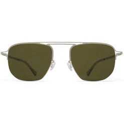 Mykita - MMCRAFT013 - & Maison Margiela - Matte Silver Green - Metal Collection - Sunglasses - Eyewear - Avvenice^ Sunglasses & Eyewear