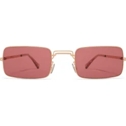 Mykita - MMCRAFT003 - & Maison Margiela - Champagne Gold Purple - Metal Collection - Sunglasses - Eyewear - Avvenice^ Sunglasses & Eyewear