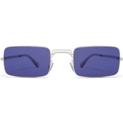 Mykita - MMCRAFT003 - & Maison Margiela - Silver Indigo - Metal Collection - Sunglasses - Eyewear - Avvenice^ Sunglasses & Eyewear