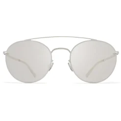 Mykita - MMCRAFT007 - & Maison Margiela - Silver Mauve - Metal Collection - Sunglasses - Eyewear - Avvenice^ Sunglasses & Eyewear