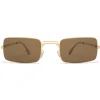 Mykita - MMCRAFT003 - & Maison Margiela - Gold Brown - Metal Collection - Sunglasses - Eyewear - Avvenice