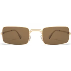 Mykita - MMCRAFT003 - & Maison Margiela - Gold Brown - Metal Collection - Sunglasses - Eyewear - Avvenice