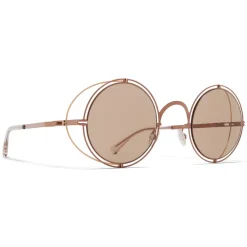 Mykita - MMCRAFT001 - & Maison Margiela - Copper Light Brown - Metal Collection - Sunglasses - Eyewear - Avvenice