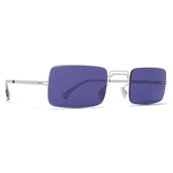 Mykita - MMCRAFT003 - & Maison Margiela - Silver Indigo - Metal Collection - Sunglasses - Eyewear - Avvenice^ Sunglasses & Eyewear