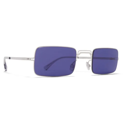 Mykita - MMCRAFT003 - & Maison Margiela - Silver Indigo - Metal Collection - Sunglasses - Eyewear - Avvenice^ Sunglasses & Eyewear