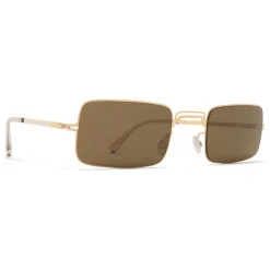 Mykita - MMCRAFT003 - & Maison Margiela - Gold Brown - Metal Collection - Sunglasses - Eyewear - Avvenice