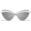 Mykita - MMECHO001 - & Maison Margiela - White - Mylon Collection - Sunglasses - Eyewear - Avvenice^ Sunglasses & Eyewear