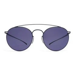 Mykita - MMESSE006 - & Maison Margiela - Dark Blue Indigo - Metal Collection - Sunglasses - Eyewear - Avvenice