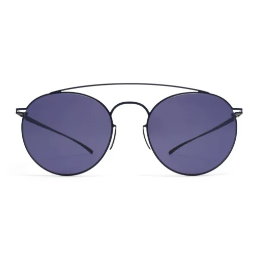 Mykita - MMESSE006 - & Maison Margiela - Dark Blue Indigo - Metal Collection - Sunglasses - Eyewear - Avvenice