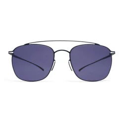 Mykita - MMESSE007 - & Maison Margiela - Dark Blue Indigo - Metal Collection - Sunglasses - Eyewear - Avvenice^ Sunglasses & Eyewear
