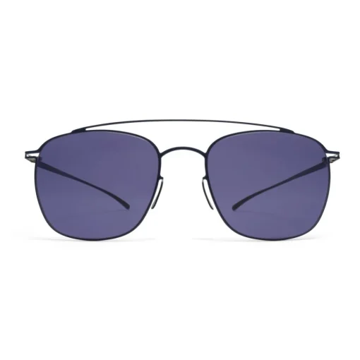 Mykita - MMESSE007 - & Maison Margiela - Dark Blue Indigo - Metal Collection - Sunglasses - Eyewear - Avvenice^ Sunglasses & Eyewear