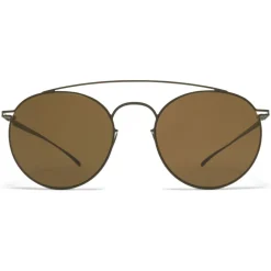 Mykita - MMESSE006 - & Maison Margiela - Green Brown - Metal Collection - Sunglasses - Eyewear - Avvenice