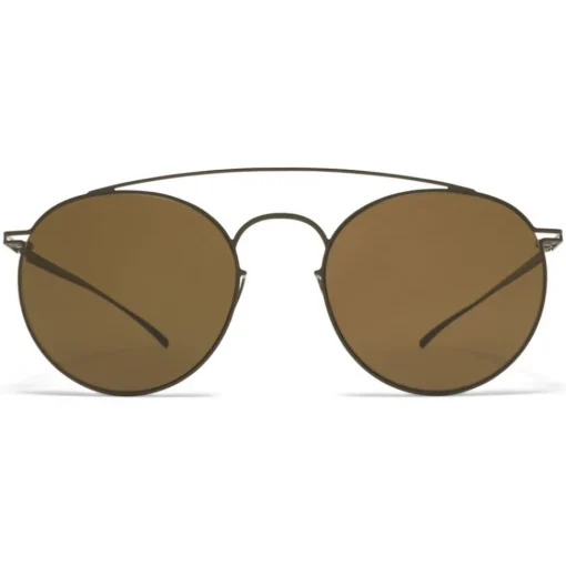 Mykita - MMESSE006 - & Maison Margiela - Green Brown - Metal Collection - Sunglasses - Eyewear - Avvenice