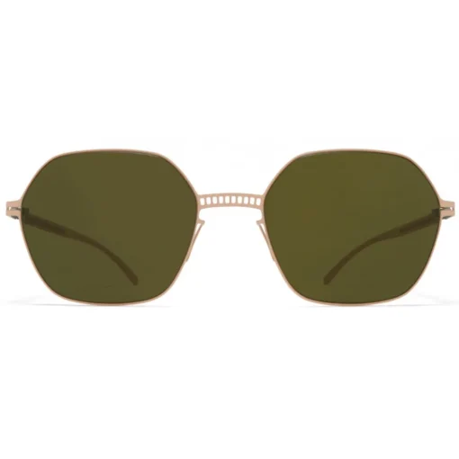 Mykita - MMESSE028 - & Maison Margiela - Nude Green - Metal Collection - Sunglasses - Eyewear - Avvenice^ Sunglasses & Eyewear