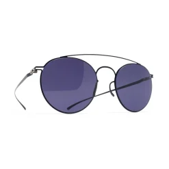 Mykita - MMESSE006 - & Maison Margiela - Dark Blue Indigo - Metal Collection - Sunglasses - Eyewear - Avvenice