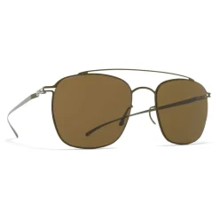 Mykita - MMESSE006 - & Maison Margiela - Green Brown - Metal Collection - Sunglasses - Eyewear - Avvenice