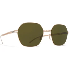 Mykita - MMESSE028 - & Maison Margiela - Nude Green - Metal Collection - Sunglasses - Eyewear - Avvenice^ Sunglasses & Eyewear