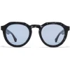 Mykita - MMRAW007 - & Maison Margiela - Black Havana Sky Blue - Acetate Collection - Sunglasses - Eyewear - Avvenice