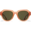 Mykita - MMRAW014 - & Maison Margiela - Misty Peach Green - Acetate Collection - Sunglasses - Eyewear - Avvenice^ Sunglasses & Eyewear
