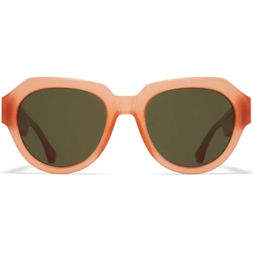 Mykita - MMRAW014 - & Maison Margiela - Misty Peach Green - Acetate Collection - Sunglasses - Eyewear - Avvenice^ Sunglasses & Eyewear